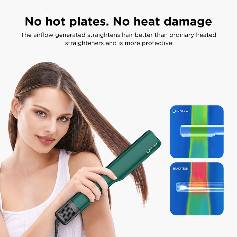 IG INGLAM Air Straightener - Advanced One-Step Airflow Hair 