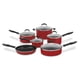 thumbnail image 1 of Batería de cocina Advantage NS, 11 piezas, color rojo, 1 of 2