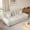 Beige, variant on Magic Home 89" Cloud Sofa,Modern Velvet Couch,3-Seat Sofa for Living Room,Apartment and Small Space,Pink