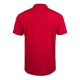 thumbnail image 3 of Men's Cutter & Buck  Red Louisville Bats  Clique Spin Eco Performance Pique Polo, 3 of 3