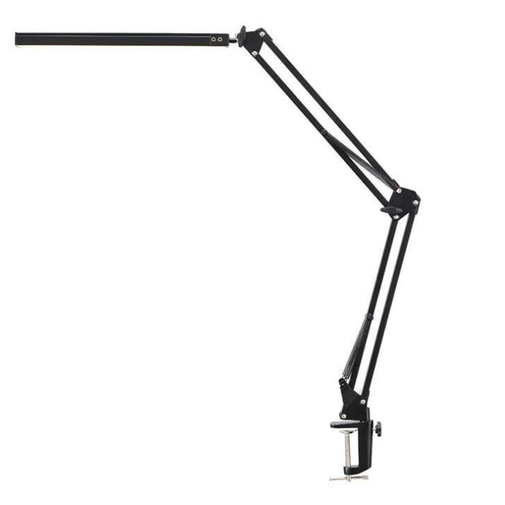 LED Desk Lamp Metal Swing Arm Desk Lamp with Clamp, Dimmable Table Lamp