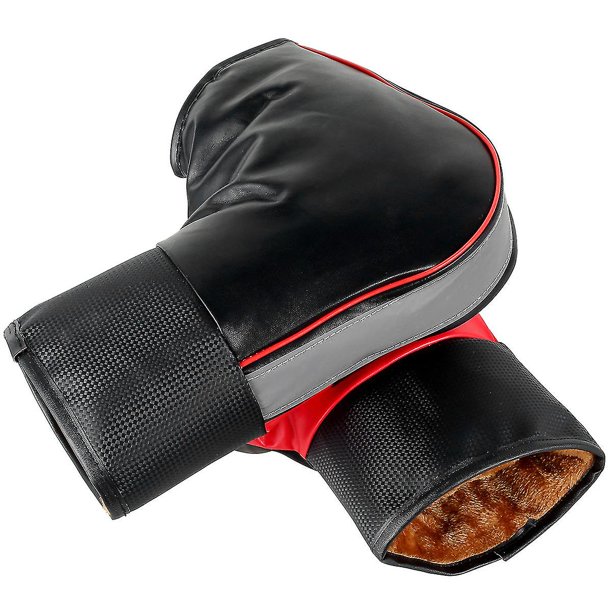 Manguitos protectores para manillar de motocicleta, guantes calentadores de invierno a prueba de lluvia, gruesos y cálidos, 1 par