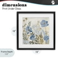 thumbnail image 4 of Stupell Industries Farmhouse Peaceful Blue Iris Garden Black Framed Print Under Glass, 13 x 13, by Lanie Loreth, 4 of 8