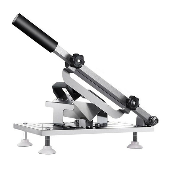 Sylvtty Table Slicer Stainless Steel Frozen-Meat Cutting Machine Ergonomic Design Adjustable Thickness Meat Fruit Vegetable Slicer Kitchen Accessories