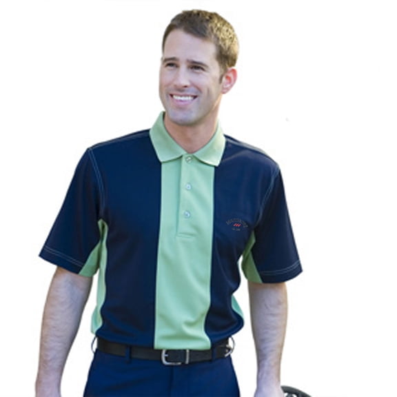 Monterey Club Men's Rugby Colorblock Golf Polo Shirt #1036