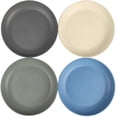 thumbnail image 3 of Shopwithgreen Deep Dinner Plates Set of 4 Alternative for Plastic Plates, Microwave and Dishwasher Safe Wheat Straw Plates, Unbreakable Kids Plate Set with 4 Colors(7.8 inch), 3 of 6
