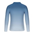 thumbnail image 4 of Fashion Plus Size Long Sleeve Shirts for Mens Printed d Turndown Collar Blouse Top Turndown Collar Blouse Blouses Shirts Clearance Under 5$!, 4 of 4