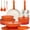 Orange large size, variant on GIPP 21 Piece Pots and Pans Set Non Stick, Cookware Set with Detachable Handles, Safe for Ovens and Dishwashers,Induction Cookware