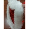 thumbnail image 5 of Phenas Christmas Santa Hats 4 Pcs Family Pack,Unisex Red Plush Small and Large Santa Hat, 5 of 6
