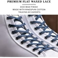 thumbnail image 7 of Cobbler's Choice Shoe Lace - Premium 46" Flat Waxed Cotton Shoe Lace in Blue, 7 of 7