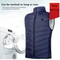 thumbnail image 3 of Heated Vest, Unisex Heated Clothing for Men Women, Lightweight USB Electric Heated Jacket for Hiking Camping Hunting Thermal Clothing, 3 of 8