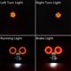 thumbnail image 2 of Black 40W 40 LED Motorcycle Tail Light Integrated Brake Lights Turn Signal Lights License Plate Bracket, 2 of 5