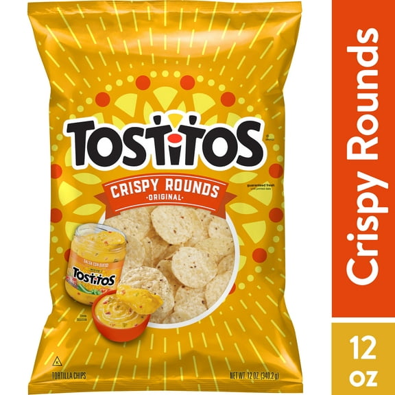 Tostitos Tortilla Chips Crispy Rounds, 12 oz Bag