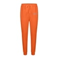 thumbnail image 5 of Penkiiy Men's Christmas Printed Tracksuit Athletic Zipper Pockets Sport Jogging Sweatsuit Sweatpant 2 Piece Tracksuit Set With Pocket Orange, 5 of 8
