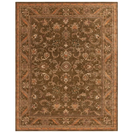 SAFAVIEH Antiquity Carmella Oriental Wool Area Rug Olive/Gold 9 6 x 13 6
