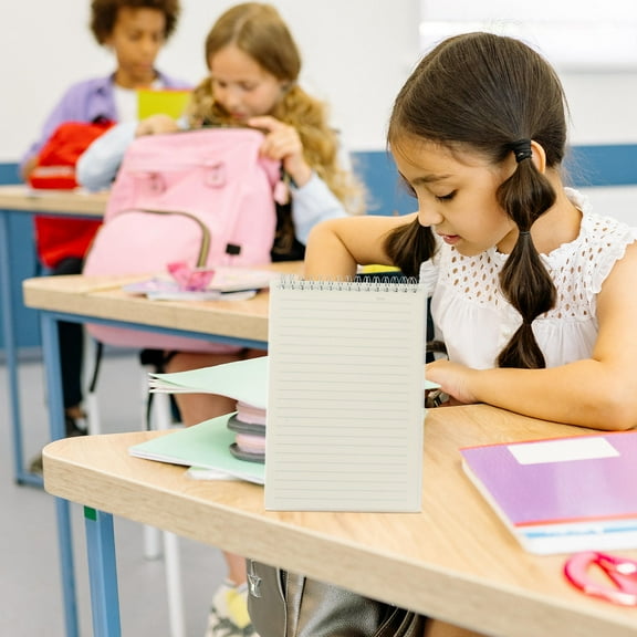 WHAMVOX  2 Pcs Coil Notebook Spiral Notebooks Bound Mini Student Office White