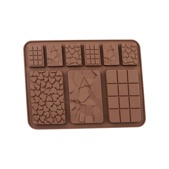 Rkxzt Chocolate Molds 9 Different Full Page Chocolate Molds Set for Baking and Candy Making with 9 Unique Designs Home Garden