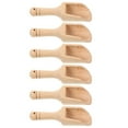 thumbnail image 2 of EeaseCA 6Pcs Household Tea Scoops Coffee Spoons Milk Powder Scoops Wooden Tableware, 2 of 8