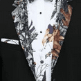 thumbnail image 3 of Men's Black Camouflage ~ Camo Vested Tuxedo Tux In 3 Options By Alberto Nardoni Brand Designer, 3 of 3