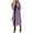 Light Purple, variant on Women's Winter Woolen Coat Elegant Lapel Trench Coat Solid Color Long Jacket with Work Tie, in Blue, Size L