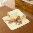 thumbnail image 6 of FITYLE Cooling Mat Cat Bed Mat Cat Dog House Pad Double Opening Cat Mat Cushion Pad Playing Washable Portable Multipurpose Crate Mat 60x60x20cm, 6 of 10