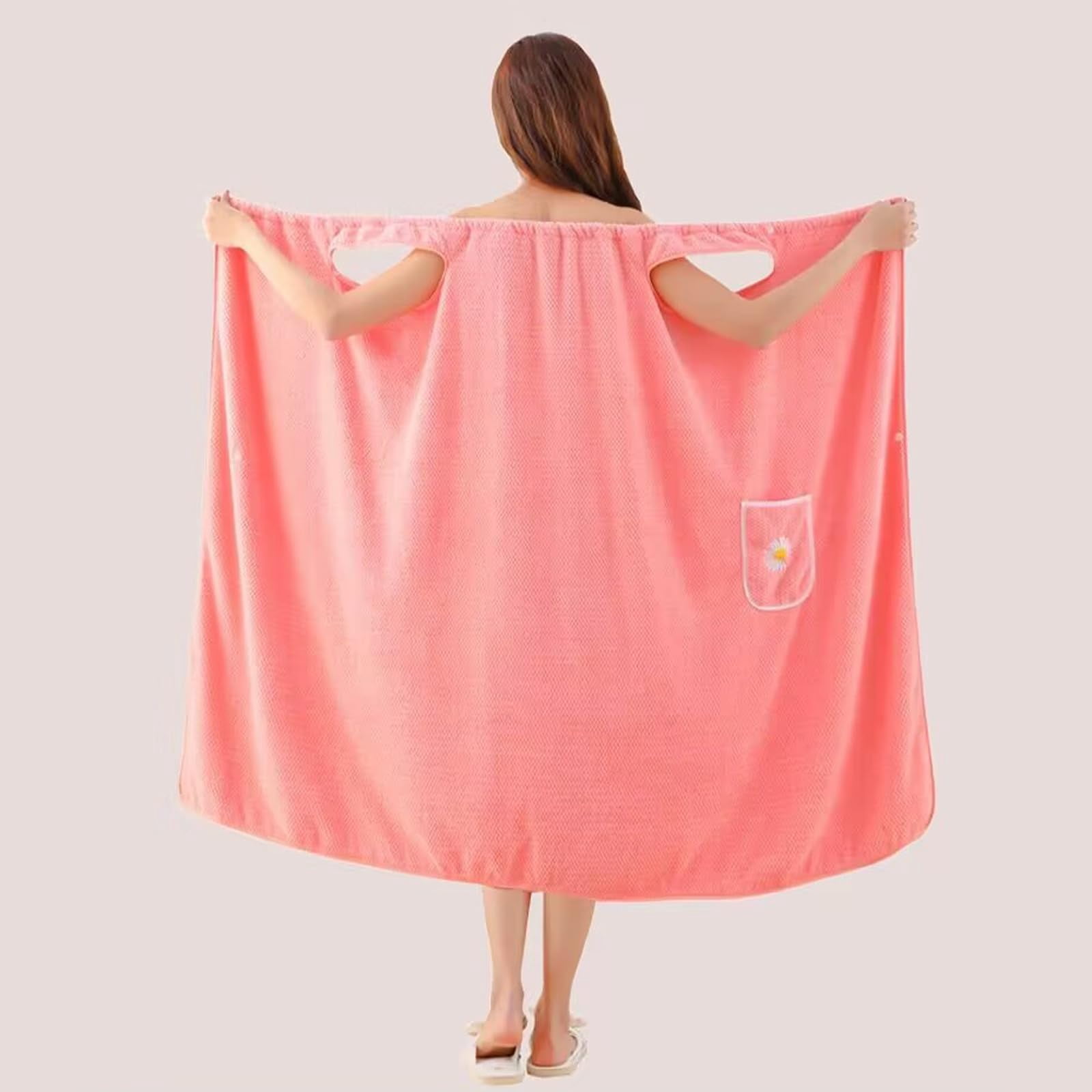 Wearable Bath Towel for Women, Quick Dry Absorb Water Bath Towel, Towel Wrap Plus Size