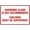 Warning Sign 2, variant on No Storage Permitted Above Sign - 8"x12" Aluminum Tin Warning Sign, Outdoor Use for Home Garden