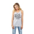 thumbnail image 2 of No Talkie Before Coffee Women's Fashion Sleeveless Flowy Racerback Tank Top Sport Grey Large, 2 of 5
