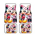 thumbnail image 1 of Cartoon Mickey Mouse And Minnie Mouse Car Floor Mats Universal Floor Mats for Cars Front Rear Car Foot Mats Cute Anime Pattern Car Accessories for Trucks, 1 of 5