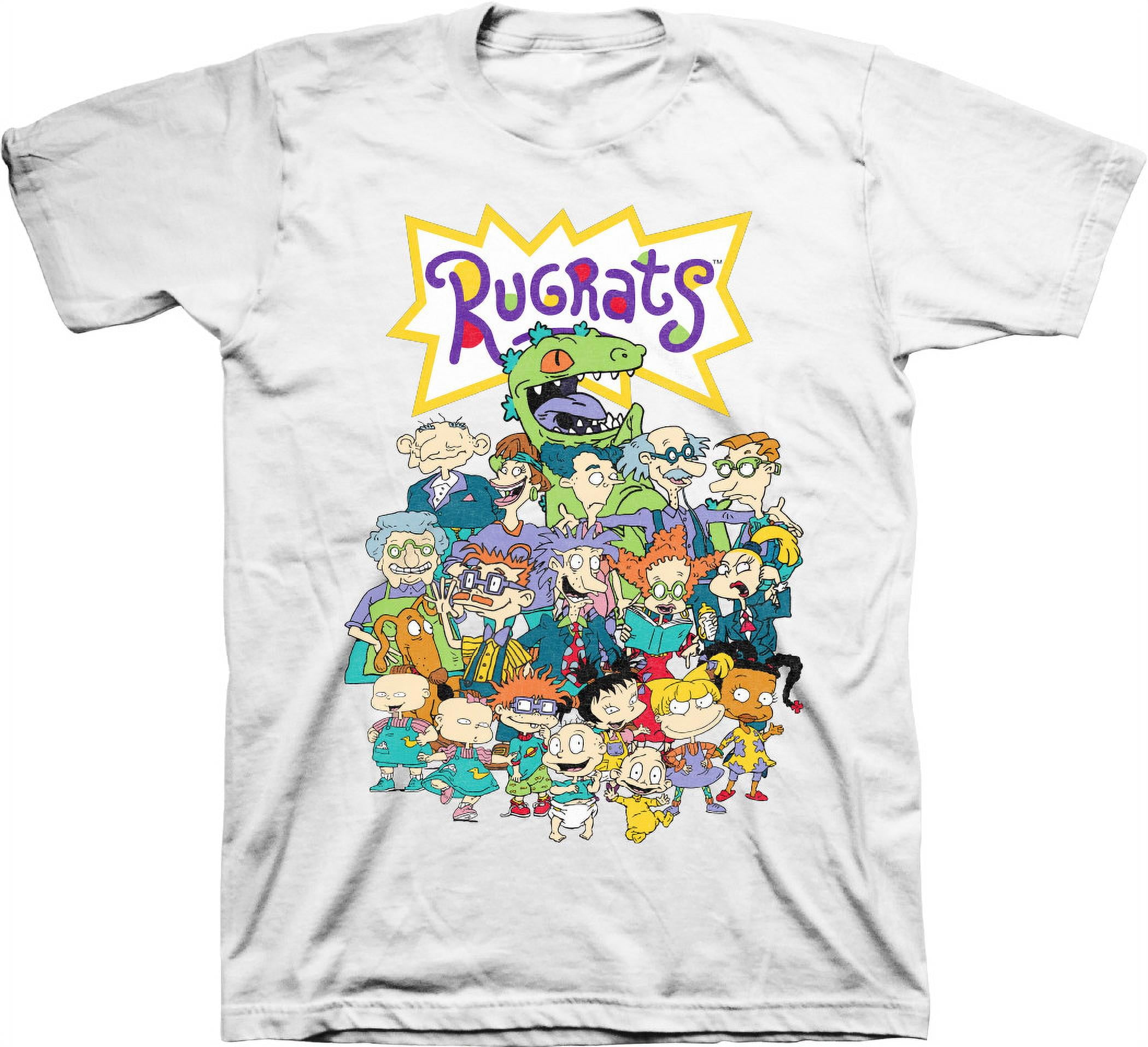 Mens Nickelodeon 90's Rugrats Shirt - Retro Nick Rugrats tee Classic Nick Graphic (White, Large) - Walmart.com