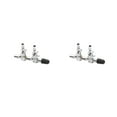 thumbnail image 4 of jesticaly Distributeur Aquarium Air Réservoir de Poissons Régulateur d'Air Valve Pompe à Oxygène Air Inox Réservoir de Poissons Tube Pompe à Air Argent 2 Têtes 2Ensemble, 4 of 6