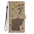 thumbnail image 5 of Leather Case for iPhone 13 Pro Max ,Premium PU Leather Embossed Elephant Stand/Cover/Wallet/Flip Case, 5 of 10