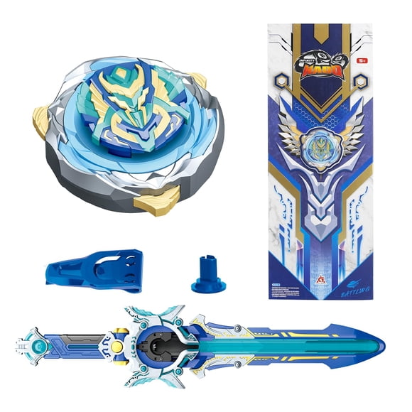 [ Metal Battle Top Infinity Nado Gale Wings con Lanzador de Espada LED ]