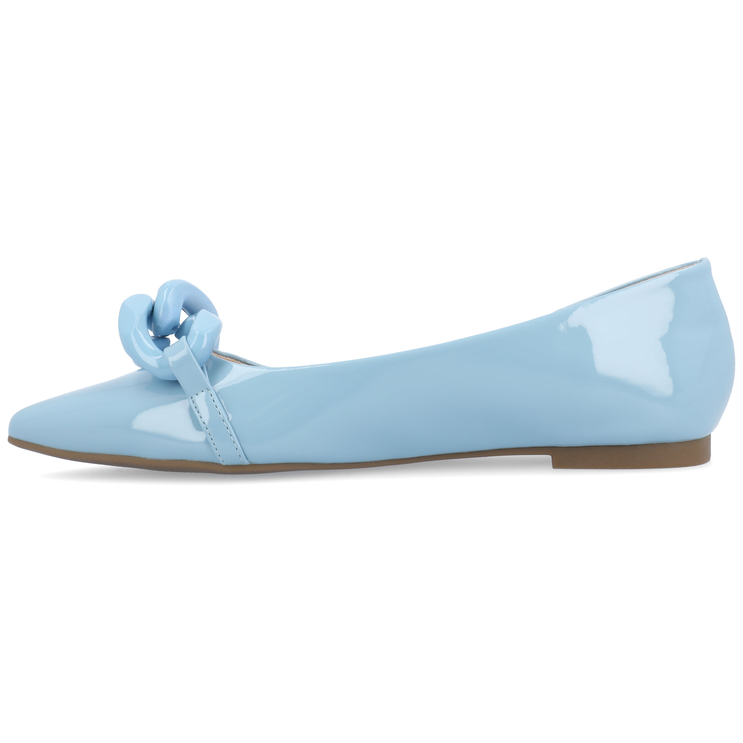 Journee Womens Clareene Slip On Pointed Toe Ballet Dress Flats