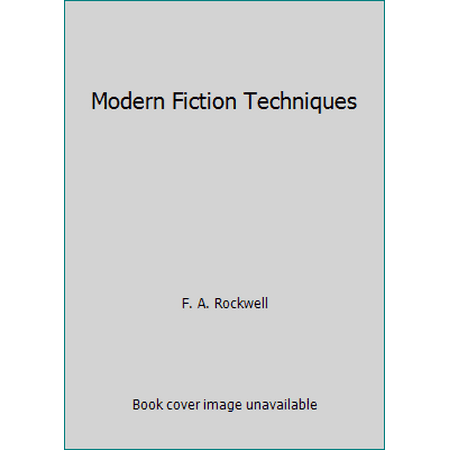 Modern Fiction Techniques, Used [Hardcover]