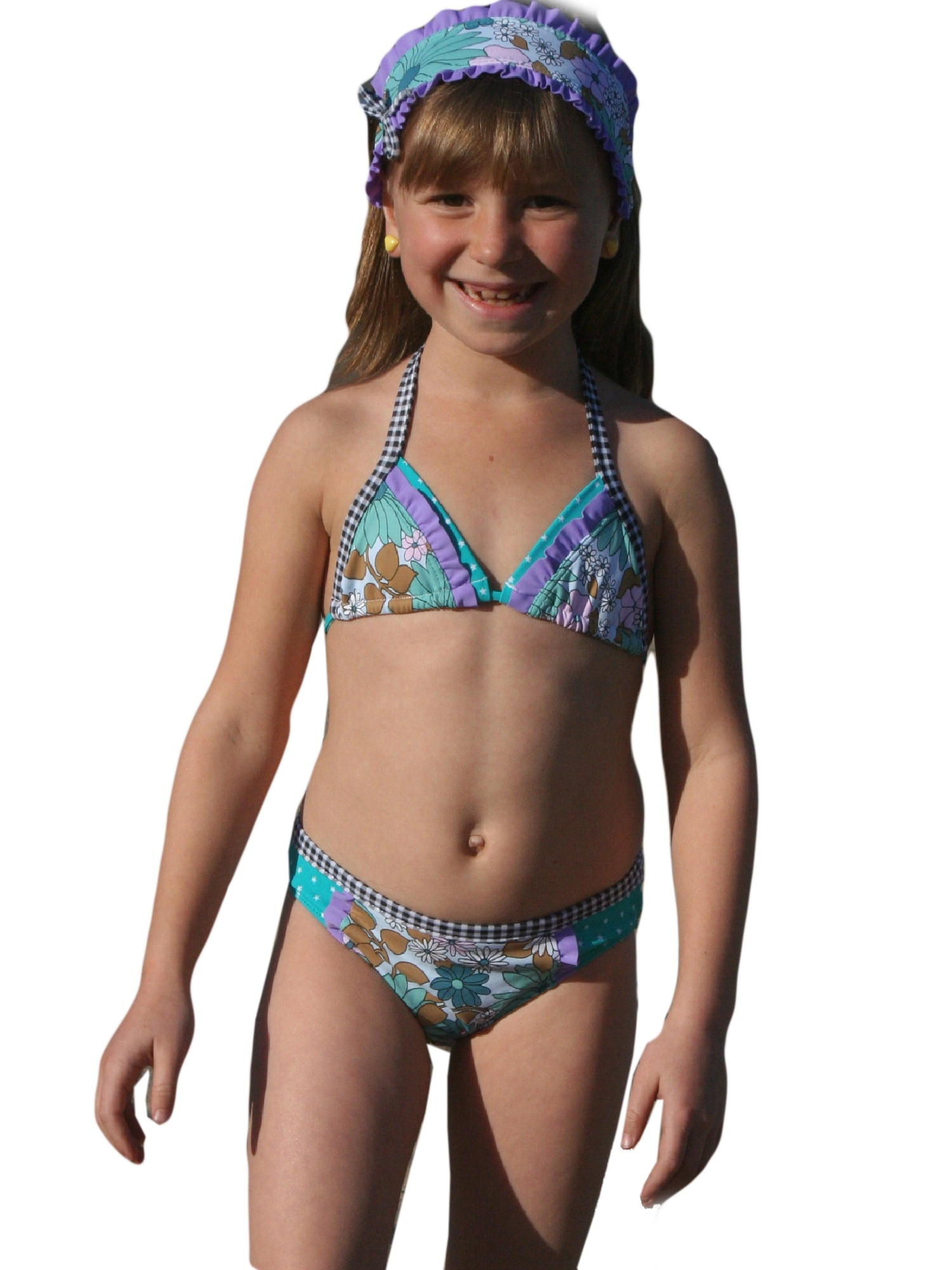 big girl 2 piece swimsuit