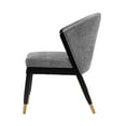 thumbnail image 6 of Manhattan Comfort Ola Dining Chair with Solid Wood Frame in Gray, 6 of 10