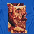 thumbnail image 3 of Marvel Spider-Man Brand New Day Men's Hulk vs Spidey Split Panels T-Shirt (Royal, S-XXXL), 3 of 4