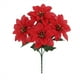 thumbnail image 2 of Seyotauo Christmas Glitter Flowers Christmas Tree Ornaments Artificial Poinsettia Flower Velvet Magnolia s Floral Picks for Xmas Wedding DIY Crafts Wreath Party Floral Decorations, 2 of 4