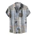 thumbnail image 1 of XDZJLR Mens Shirts for Short Sleeve Button Down Tropical Summer Beach Shirts for Men, 1 of 7