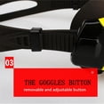 thumbnail image 6 of Adult Swim Goggles Men Women Swimming Goggles Comfortable Silicone Large Frame Swim Glasses Waterproof Anti-Fog UV Protection Swim Mask 180° Clear Vision, 6 of 7