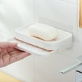 thumbnail image 3 of Jaboneras para baño, jabonera con bandeja autodrenante, bandeja de jabón para pared de Ducha, 3 of 7