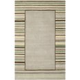 thumbnail image 2 of SAFAVIEH Martha Stewart Striped Border Wool Area Rug, Tadpole Green, 5' x 8', 2 of 6