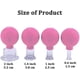 thumbnail image 5 of Juego de 4 ventosas faciales de cristal, ventosas de silicona para masaje, juegos de terapia linfática anticelulítica para ojos, cara y cuerpo... (rosa), 5 of 5