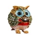 thumbnail image 4 of Joyero de búho, adorno coleccionable creativo, figura de búho para anillos Verde dorado, 4 of 9