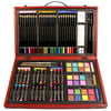 Studio Art & Craft Supplies Set in Wood Box for Drawing and Painting, 79 Piece, Multi Colors, 79 piece deluxe art set including art supplies for.., By nicole