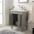 thumbnail image 4 of Furniture Home Decorative Bathroom, Washroom, Kitchen 24" Gray Sink Vanity, 4 of 7