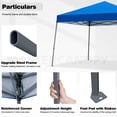 thumbnail image 3 of MASTERCANOPY 10' x 10' Portable Pop Up Canopy Tent with Large Base, Blue, 3 of 5