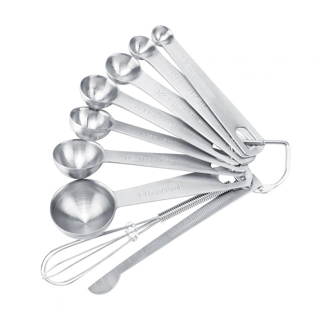 Cucharas medidoras de café, 7 piezas/juego de cucharas medidoras de condimentos de acero inoxidable, juego de cucharas medidoras de condimentos, calidad inigualable