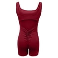 thumbnail image 4 of iHPH7 Combinaisons Gainantes pour Femmes, Justaucorps pour Femmes Contrôle du Ventre, Justaucorps de Compression pour Femmes, Combinaison d'Entraînement, Justaucorps Dos Nu, Rouge P, 4 of 5